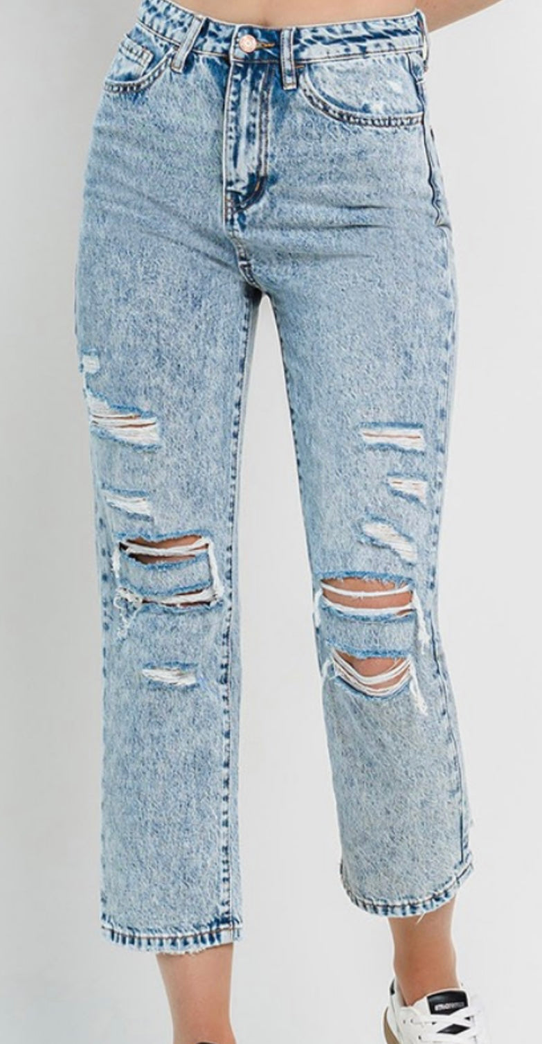 Super High Rise 90’s Vintage Straight Jeans